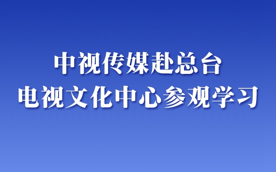 中视传媒赴总台电视文化中心参观学习