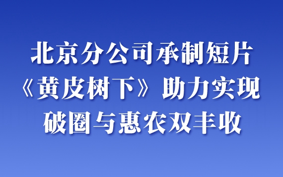 北京分公司承制短片《黄皮树下》助力实现破圈与惠农双丰收